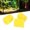 thumbnail image 4 of Aquarium Filter Foam Sponge Rolls, Safe Cylindrical Extend Filter Media Life Aquarium Filter Sponge Capture Particles Debris  For Freshwater, 4 of 8