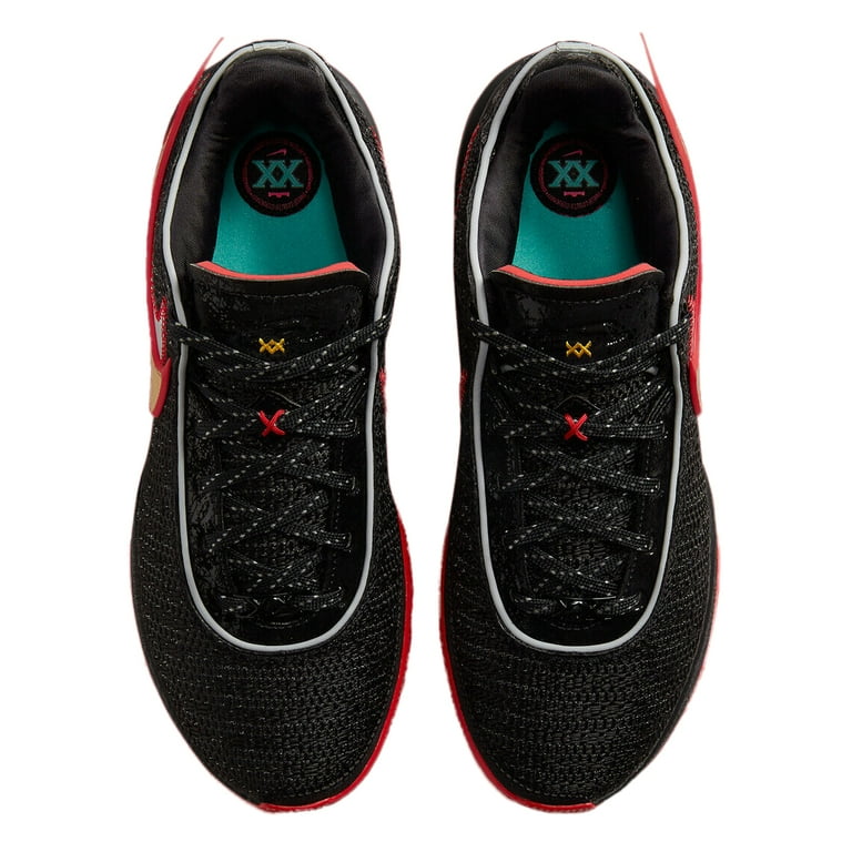 Men's Nike Lebron XX Black/Black-University Red (DJ5423 001