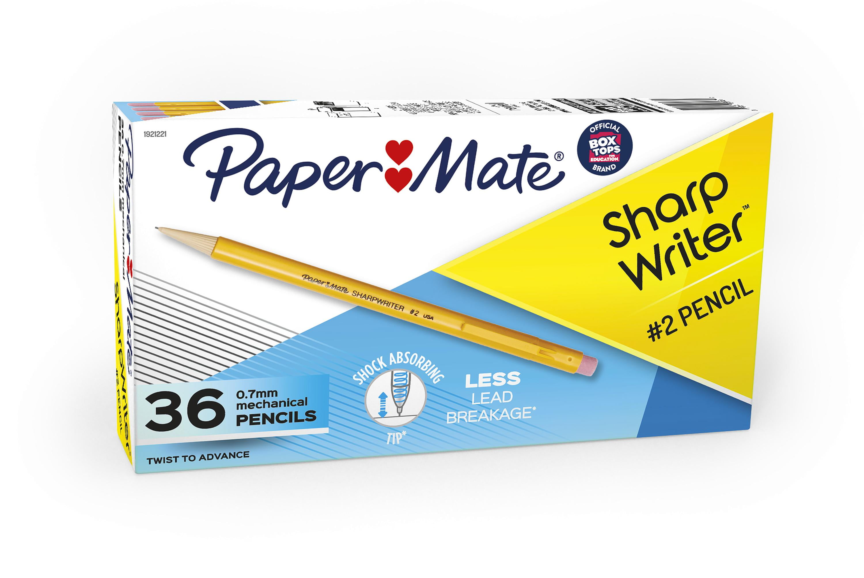 Paper Mate SharpWriter Mechanical Pencils, 0.7 mm HB #2 Lead, Fun