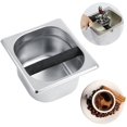 thumbnail image 2 of Coffee Knock Box, Stainless Steel Coffee Residue Bucket Espresso Knock Box Holder Container Professional Accessory for Coffee Maker Machine, 2 of 8