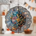 thumbnail image 5 of 3D Rotating Wind Chime _  Wheel of the Year Zodiac _- 10*10 Inch Stainless Steel Wind Spinner for Yard, Garden, Outdoor Decor - Multicolor Holiday Decoration, 5 of 10