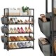 thumbnail image 1 of Organizador De Zapatero Apilable con Ganchos y Bolsillos, Organizador Multifuncional, Zapatera Resistente que Ahorra Espacio, Ideal para Casa, Oficina y Entrada, 1 of 4