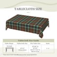 thumbnail image 6 of Rectangle Table Cloth, Scottish Clan Thomson Hunting Modern Tartan Plaid Resistant Washable Tablecloth Decorative Table Cover for Dining, Indoor and Outdoor, 6 of 6