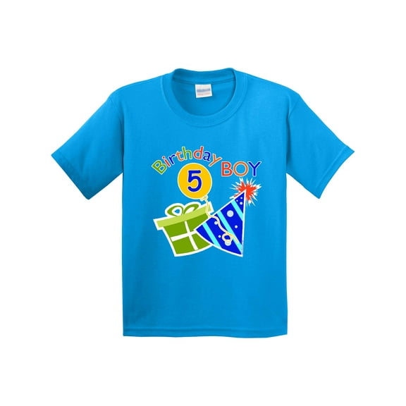 Inktastic Birthday Boy 5th Birthday Youth T-Shirt