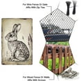 thumbnail image 4 of Letrero de hojalata con dibujo de conejito, lindo letrero de hojalata de metal de conejo, letrero de conejo en la hierba, letreros de metal de animales, arte de pared de metal vintage, 4 of 7
