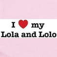 thumbnail image 2 of CafePress - I Love My Lola And Lolo Infant Creeper - Baby Light Bodysuit, Size Newborn - 24 Months, 2 of 4