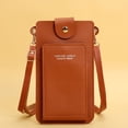 thumbnail image 1 of Crossbody Mobile Phone Cover Women Bag Universal Model Organizer Cell Pocket Touch Screen Case Wallets Shoulder Bags PU Handbag, 1 of 6