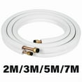 thumbnail image 5 of HVAC Brass Piping set Three Layer Insulated Tubes Flexible Small Split Brass Lines Brass Tubing Refrigerants Line, 5 of 7