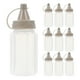 thumbnail image 1 of 12 Piezas Mini Botellas Exprimibles Botellas de Plástico Portátiles para Salsas Dispensador de Mermelada Botella Exprimible de Salsa Transparente Botellas Dispensadoras de Miel, 1 of 5