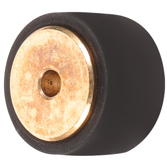 Houderco Rodillo Pinch Negro Para Reparación Y Mantenimiento De Grabadoras Y Radios