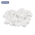 thumbnail image 3 of Uxcell 50Pack Plastic Round Washers, 6mm x 25mm x 3mm White PE Concave Washer, 3 of 5