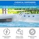 thumbnail image 5 of Mini dispensador de productos químicos para spas y piscinas personales - Compatible con bromo y cloro, admite tabletas de 1'' - Anillo de control ajustable para caudal personalizable ER, 5 of 5