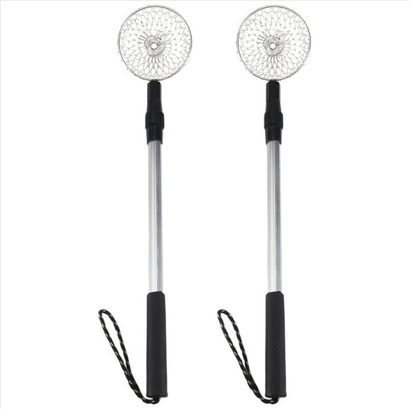 2Pcs Beach Scoop for Beachcombing Collect Seashell Rocks Sifting,Extra Long Telescoping Shovel