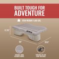 thumbnail image 3 of Pittman Outdoors Matelas Gonflable en PVC Robuste avec Pompe à Air Portable DC, Taille Moyenne, Beige, 3 of 8
