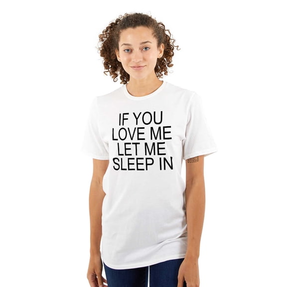 Love Me Sleep Nap Weekend Couple Gym Women's Graphic T Shirt Tees Brisco Brands S
