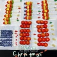 thumbnail image 3 of 50/100 pieces of Christmas cocktail selection assortment handmade Santa Claus snowflake snowman Christmas tree elk fruit bamboo toothpick for drinks fruit dessert food appetizer decoration, 3 of 7