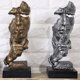 thumbnail image 1 of Gwong Decoración hogareña Silencio de resina es oro escultura estatuilla figurilla artesanía oficina decoración del hogar Gwong 21032142, 1 of 7