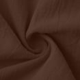 thumbnail image 7 of SBYOJLPB Women's Top 3/4 Sleeve V-Neck Solid Color Tops, 7 of 7