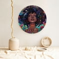 thumbnail image 5 of Disketp Cosmic Garden Woman Portrait Ceramic Plate Dinner Plates Bone China Decorative Plates Art Ceramic Ornaments for Wall Hanging Decoration -8in, 5 of 6