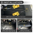 thumbnail image 2 of Cubierta de carga retráctil Unique Bargains para Jeep Renegade 2016-2021, escudo de seguridad para equipaje trasero, fibra de carbono negra, 2 of 6