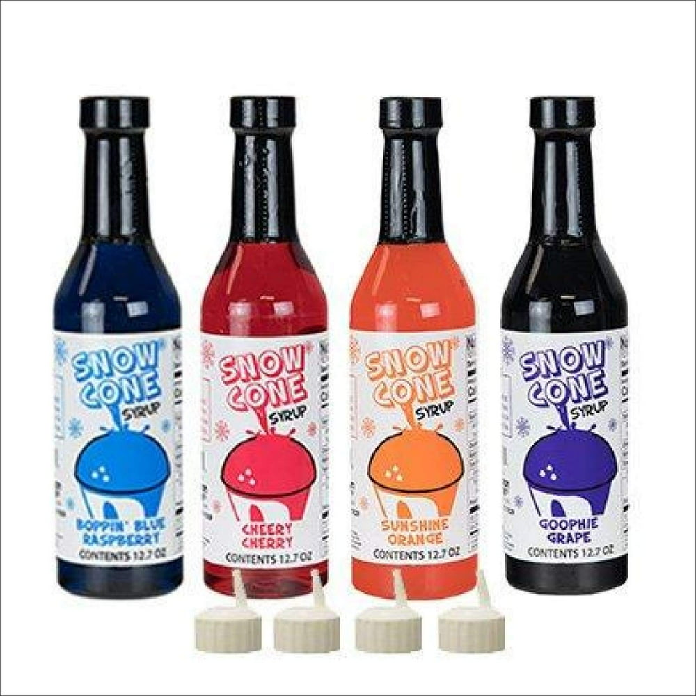 12.7oz Snow Cone Syrups (4 Pack) 4 Pack