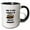 Black/White, variant on 3drose, Time to Tuck Yourself in Baby Tortoise in Its Shell, 11oz Mug