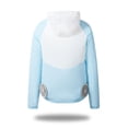 thumbnail image 4 of Karymi Spring Jackets for Women Men Women Cooling Fan Jacket, Color Block Zip Up Hooded Air Conditioning Work Coat, Outdoor Jacket with Zipper Pockets Spring Jackets for Women, 4 of 6