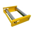 thumbnail image 4 of Rodillo para tambor de cable, soporte para tambor de carrete de cable, acero, fácil de usar, resistente, ajustable, dispensador de carrete de alambre, Amarillo, 4 of 10