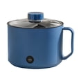 thumbnail image 1 of Olla de Cocina eléctrica Multifuncional Mini Cocina eléctrica pequeña Cocina de Fideos rápida para Dormitorios de Estudiantes Uso Personal CN 220 V Royalblue, 1 of 5