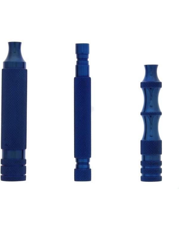 WCS Titanium Collection Razor Handles, Blue-WCS Titanium Collection Razor Handle 84BL