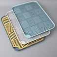 thumbnail image 4 of Bandeja de drenaje creativa, portavasos, sala de estar para el hogar, creativa, rectangular, taza de agua, bandeja de té, cocina, bandeja de fruta de doble capa, 4 of 4