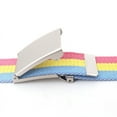 thumbnail image 6 of 15in Rainbow Striped Belt Unisex Luxury Brand Design High Quality Slim Belt Fashion Casual Jeans Accessories, 6 of 7