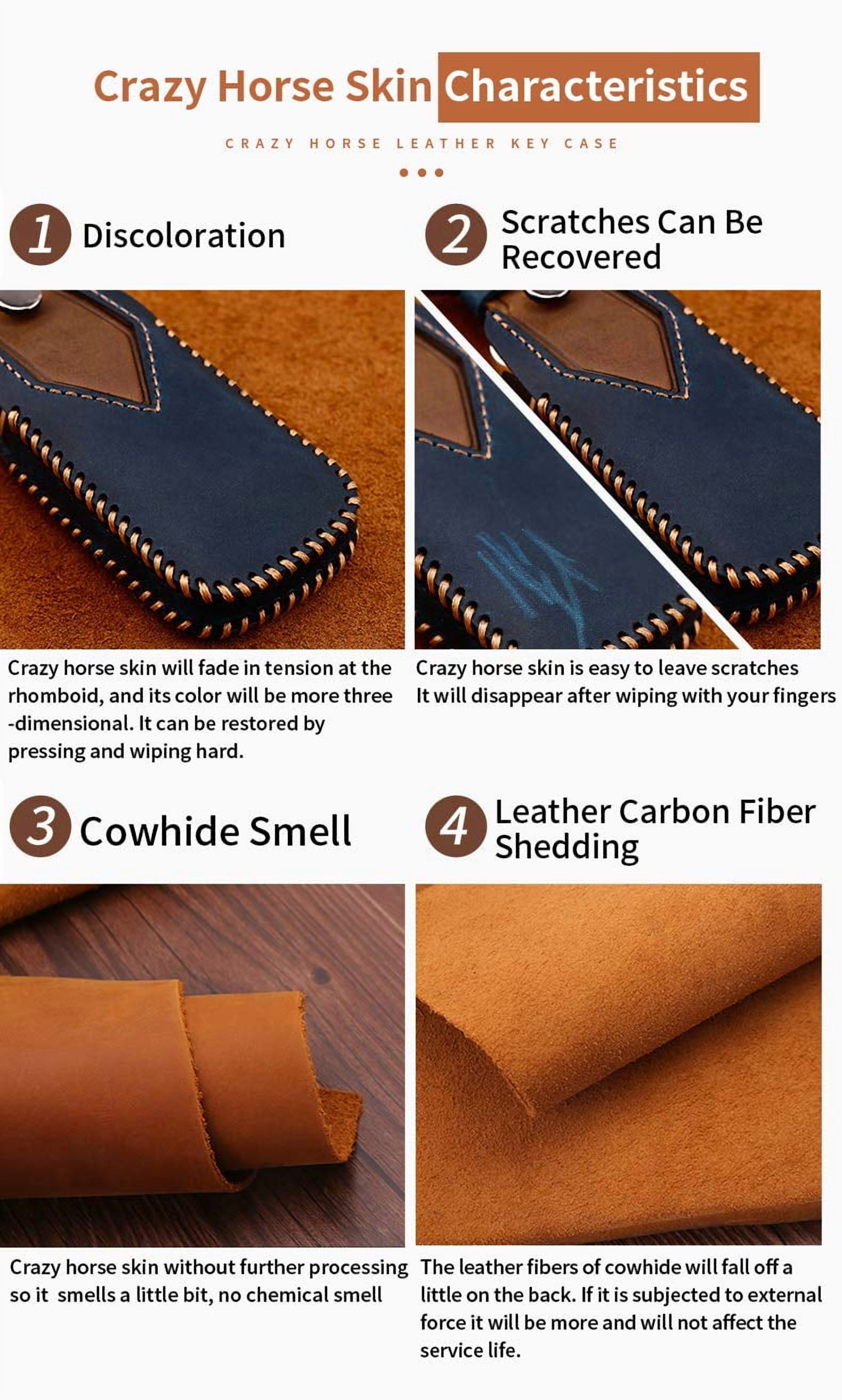 Compatible with Audi A1 A3 Q3 Q7 R8 A6L TT  for Audi Key Fob Case,Leather Full Cover Compatible with A1 A3 Q3 R8 Flip