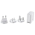 thumbnail image 3 of thinsony 48W Phone Charger USB Type-c PD 4-port Fast Charging Adapter Travel Portable Charger, White, UK Plug, 3 of 7