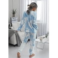 thumbnail image 2 of Conjunto Deportivo PRETTYGARDEN Mujer Jogger Azul Tie Dye Talla Large, 2 of 7