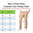3Pack Men's Flex Stretch Slim Fit Cotton Everyday Chino Pants (31" Inseam)