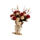 thumbnail image 4 of Jarrón de flores artificiales con flores artificiales, regalo de inauguración de la casa, jarrón decorativo de cerámica artesanal. A, 4 of 9