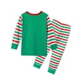 thumbnail image 3 of Aunavey Matching Family Christmas Pajamas Sets Holiday PJ's with ELF Printing Loungewear Sleepwear, 3 of 6