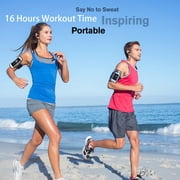 Mpow Flame Bluetooth Headphones, Running Headphones, 16 Hours Playtime Bluetooth 5.0 Wireless Earbuds HD Bass Stereo Sound IPX7 Waterproof Earphones for Workout Running Sports Noise Cancelling Mic