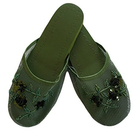 

Women s Mesh Slippers with Sequin Available in 15 Colors