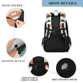 thumbnail image 4 of FORMRS Unisex School Backpack 17" Student Travel Bag with Laptop Compartment, Simple Clouds, 4 of 7