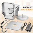 thumbnail image 6 of 4-in-1, 8-qt., 2-Basket Air Fryer with DualZone Technology , 8-qt BLACK, 6 of 6