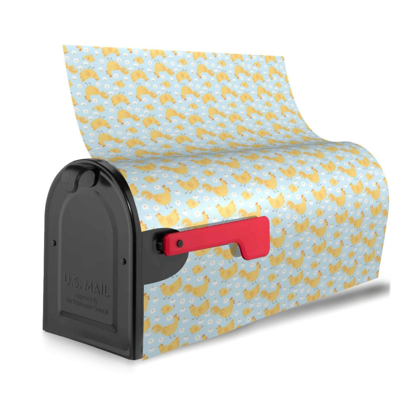 Xecao Roosters for Mailbox Cover with Magnetic Strips, Waterproof and Sunscreen, Adds a Decorative Touch to Your Garden Yard.