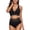 Black, variant on BONIXOOM Swimsuit Women Tankini None Solid Bikinis Bikini Summer Swimwears on Clearance Black Size 6