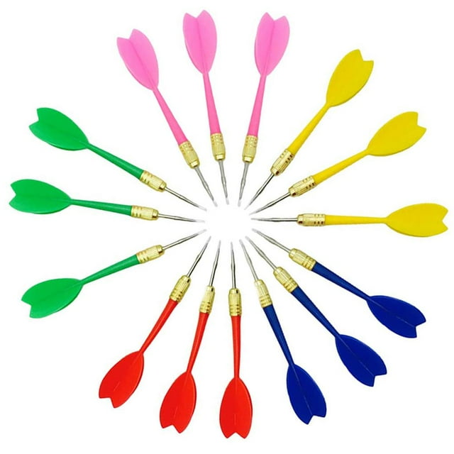 Youkk 15 Pcs Jouets de Fête Multi-Usages Fléchettes de Jeu de Pointe en Métal