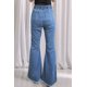 thumbnail image 1 of ABPHQTO Vaqueros de mujer con parte inferior de campana azul, 1 of 5