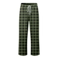 thumbnail image 5 of BOOMNY Mens Pajama Pants Wide Leg Pajamas Pants for Men Plaid Soft Pj Bottoms Pant With Pockets Cozy Homewear Loungewear, 5 of 6