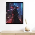 thumbnail image 4 of JRXY  Punk Art Poster Neon Samurai Canvas Art Poster and Wall Art Picture Print Bedroom Decor Posters Picture 3, 4 of 4
