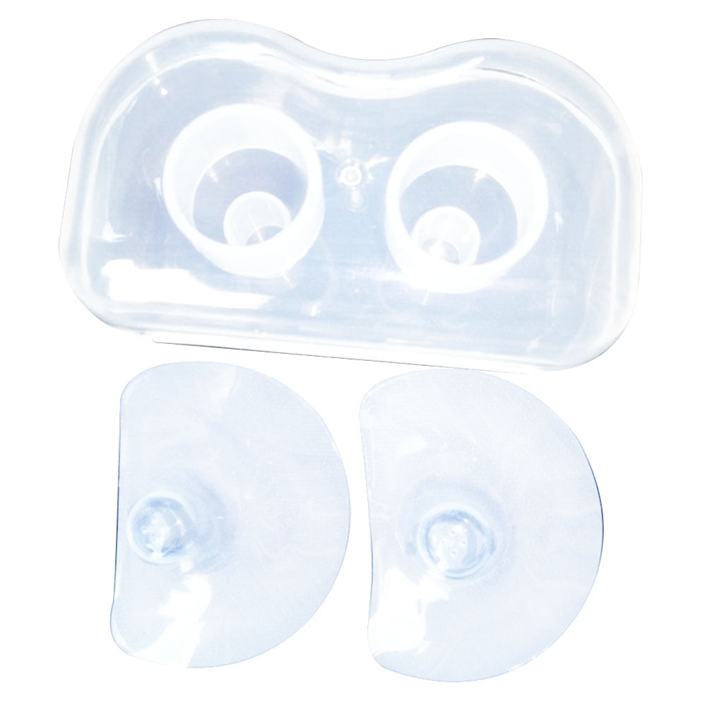 2Pcs Semicircle Maternity Silicone Nipple Shield Protectors