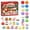 A007, variant on Christmas Dumpling Squishy Advent Calendar, 24 Days Mystery Dumpling Squishies Stress Relief Squeeze Toy Countdown Box, Christmas Party Favor Gift for Kids & Adults